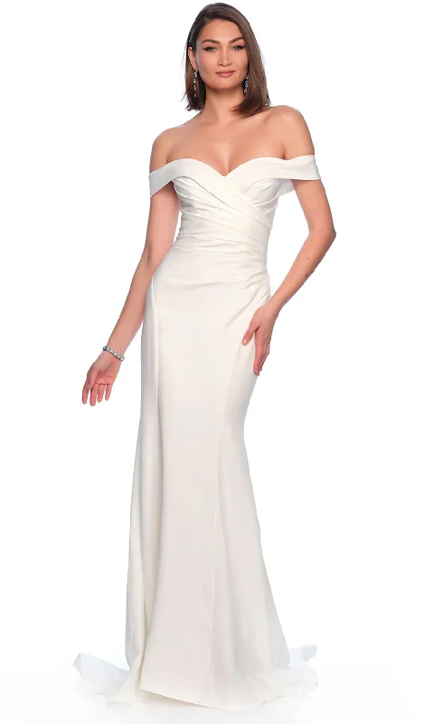 Wedding dress with a train detail formal--Dave & Johnny Bridal 12088 - Off Shoulder Sheath Bridal Gown Wedding dress with a train detail formal--Dave & Johnny Bridal 12088 - Off Shoulder Sheath Bridal Gown
