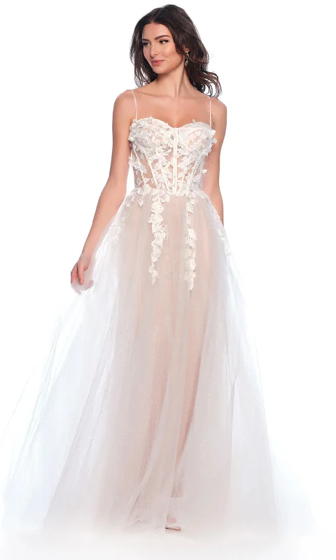 Dress for wedding glamorous style red carpet--Dave & Johnny Bridal 12105 - Applique Corset Bridal Gown Dress for wedding glamorous style red carpet--Dave & Johnny Bridal 12105 - Applique Corset Bridal Gown