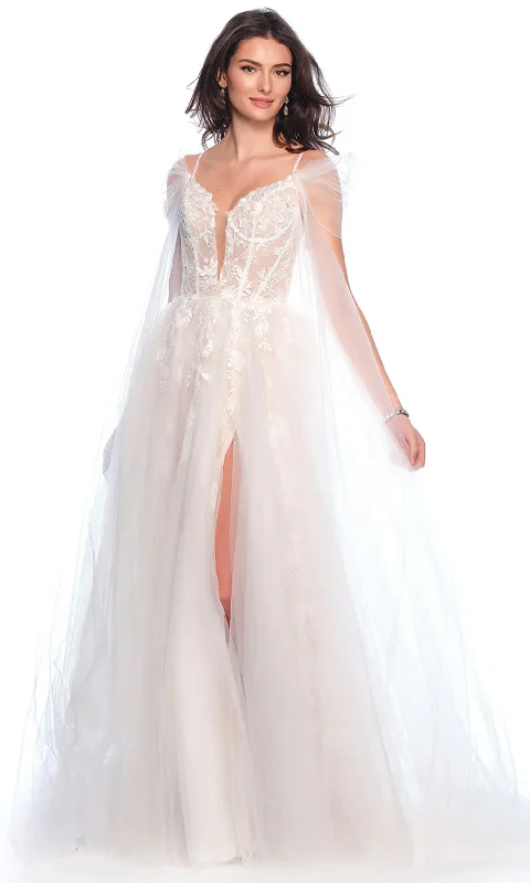 Dress for wedding themed event costume fun--Dave & Johnny Bridal 12112 - Plunging Corset Bridal Gown