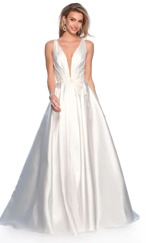 Wedding dress with a high neckline modest--Dave & Johnny Bridal 12118 - Embellished Waist Bridal Gown Wedding dress with a high neckline modest--Dave & Johnny Bridal 12118 - Embellished Waist Bridal Gown