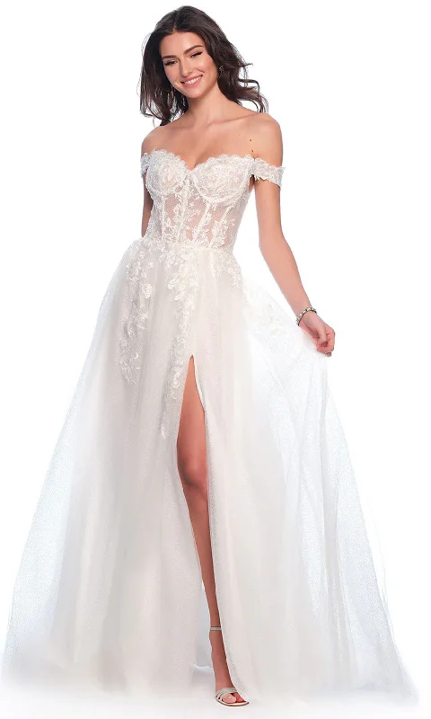 Wedding dress with a square neckline cute--Dave & Johnny Bridal 12123 - Off Shoulder Corset Bridal Gown Wedding dress with a square neckline cute--Dave & Johnny Bridal 12123 - Off Shoulder Corset Bridal Gown