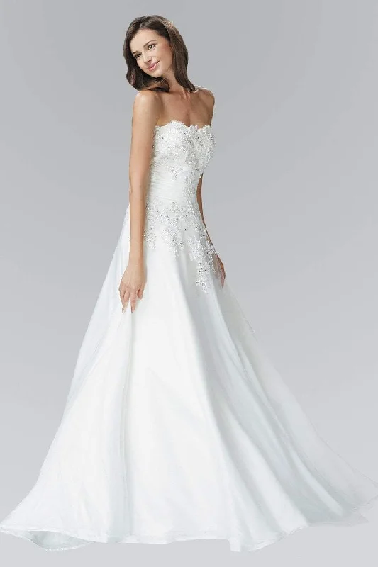 Wedding dress that makes you stand out now--Elizabeth K Bridal GL2077- Embellished A-Line Bridal Dress Wedding dress that makes you stand out now--Elizabeth K Bridal GL2077- Embellished A-Line Bridal Dress