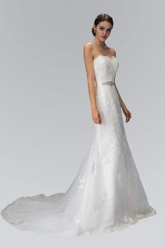 Wedding dress destination party look hot--Elizabeth K Bridal GL1354