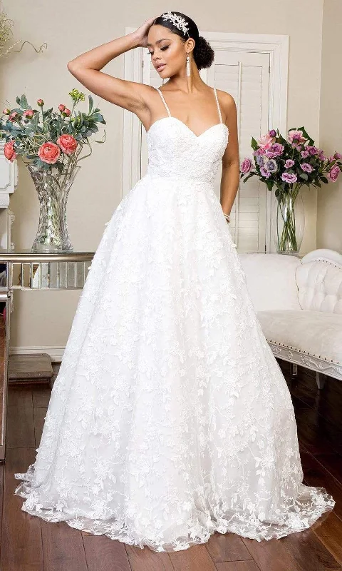 Wedding dress with a unique back design now--Elizabeth K Bridal GL1951
