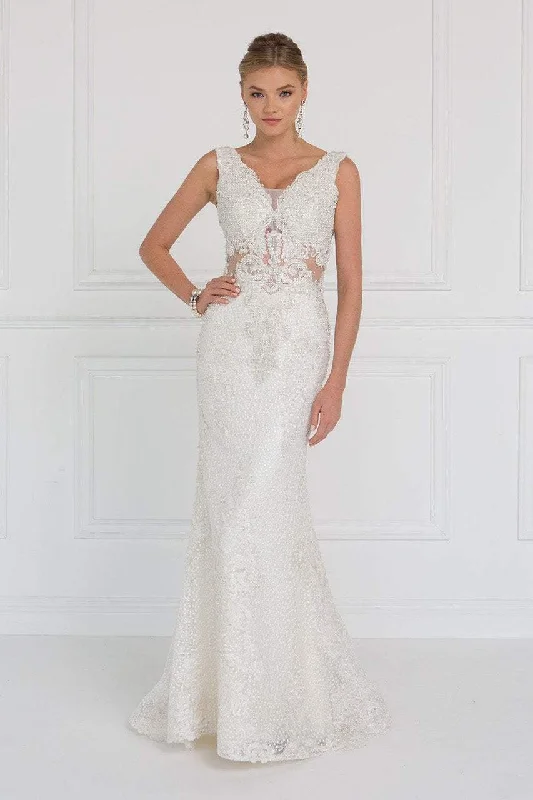 Wedding dress statement jewelry wow--Elizabeth K Bridal GL1533