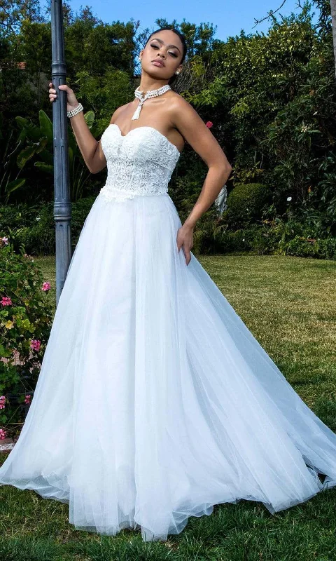 Wedding dress with sleeves for winter season--Elizabeth K GL1900