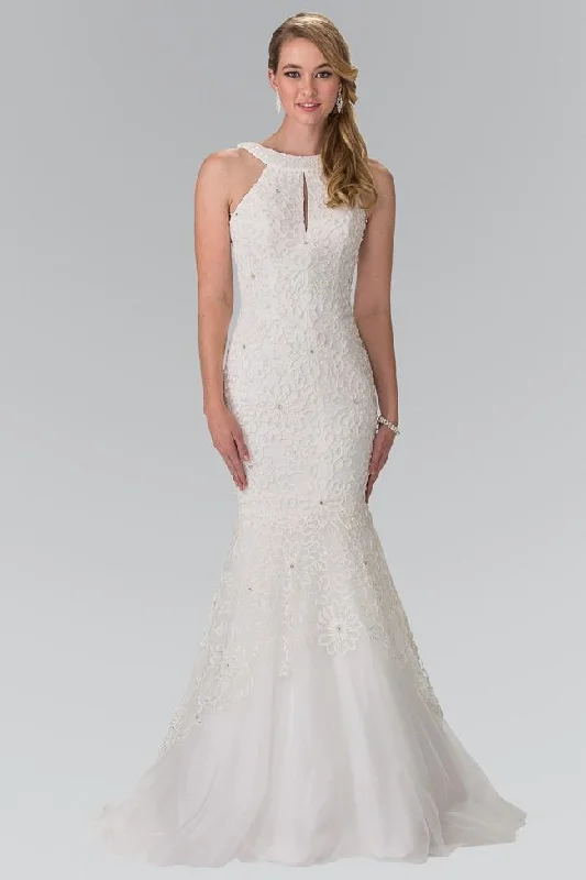 Wedding dress with an open back daring style--Elizabeth K GL2262