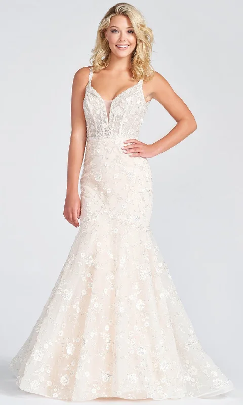 Wedding dress asymmetrical hemline style--Ellie Wilde EW122006