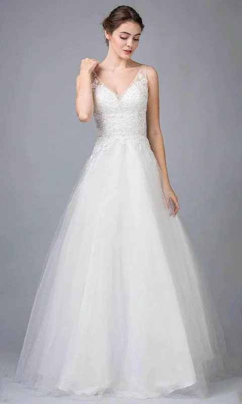 Dress for wedding joyous occasion happy--Eureka Fashion 9110 - Sleeveless Embroidered Gown Dress for wedding joyous occasion happy--Eureka Fashion 9110 - Sleeveless Embroidered Gown