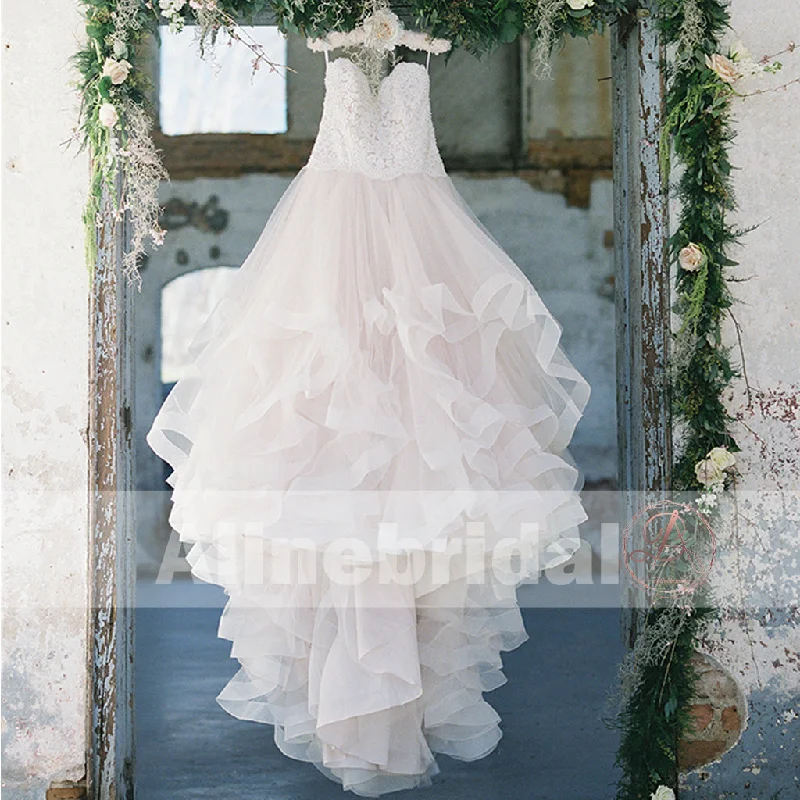 Wedding dress supports cause you want help--Fashion Lace Top Ruffles Ball Gown Sweetheart Straps Wedding Dresses , AB1154 Wedding dress supports cause you want help--Fashion Lace Top Ruffles Ball Gown Sweetheart Straps Wedding Dresses , AB1154