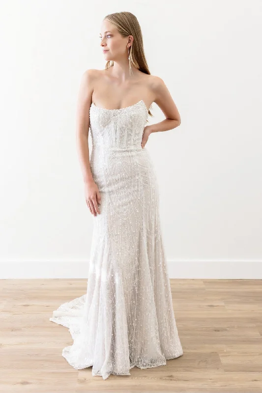 Dress for wedding maxi style bohemian vibe--Florentina | Watters