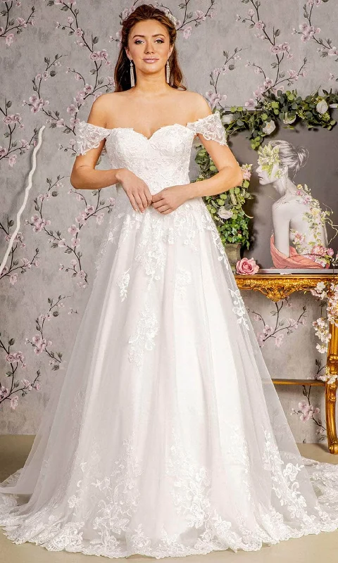Wedding dress with a square neckline cute--GLS by Gloria Bridal GL3481 - Sweetheart A-Line Gown Wedding dress with a square neckline cute--GLS by Gloria Bridal GL3481 - Sweetheart A-Line Gown