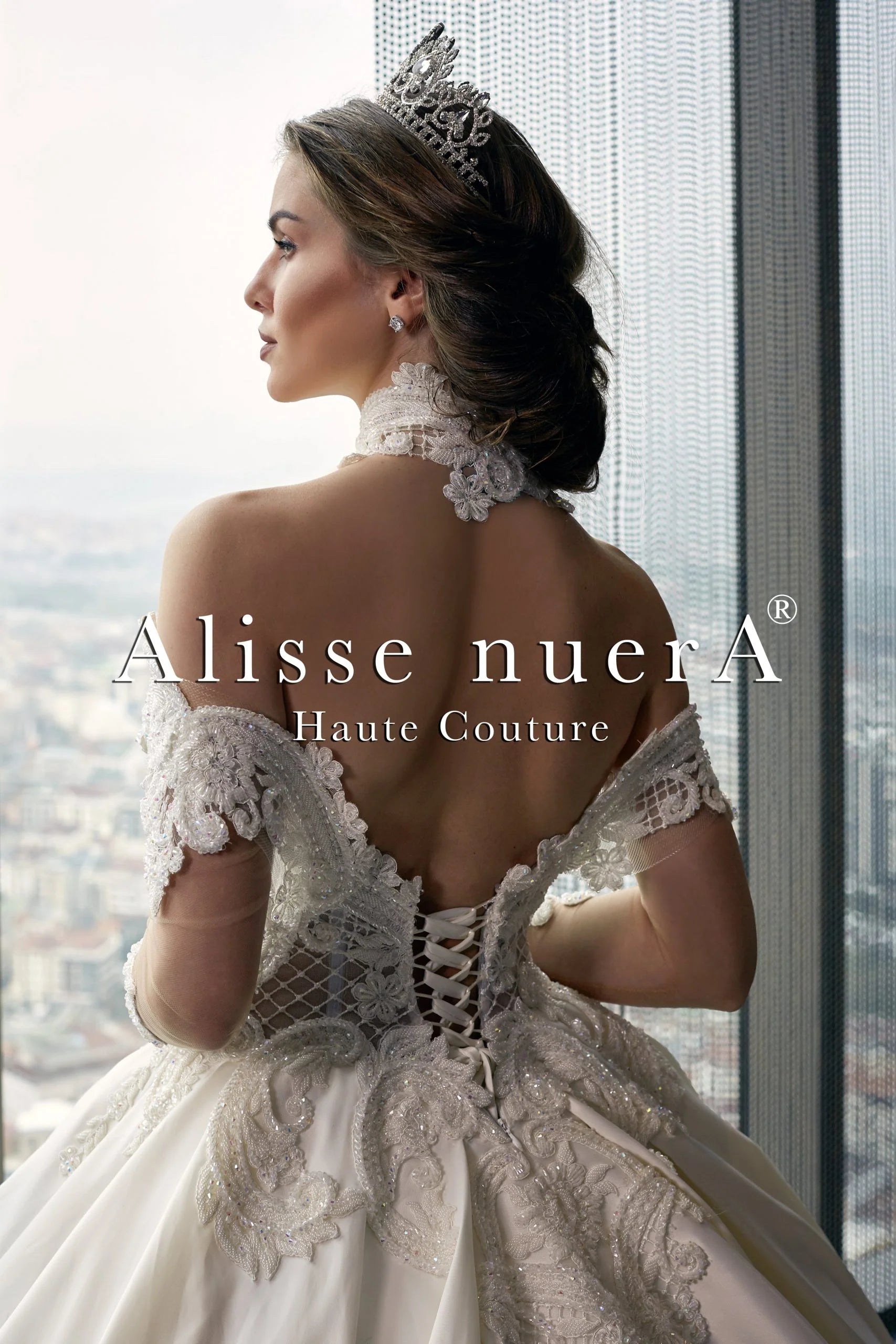 Wedding dress Hollywood party themes style--Ivory Grecian Wedding Dress with Neck Applique Wedding dress Hollywood party themes style--Ivory Grecian Wedding Dress with Neck Applique
