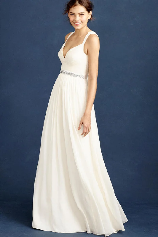 Wedding dress rooftop party look unique--J. Crew Gigi Wedding Gown