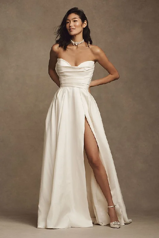 Wedding dress rectangle shape balance style--Jenny Yoo Preston Gown