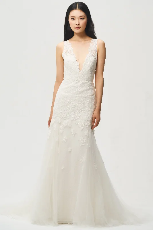 Wedding dress holiday celebration joy wow--Jenny Yoo Rowen Gown