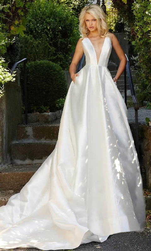 Wedding dress in blush pink romantic theme--Jovani Bridal JB05400 - Bridal Gown