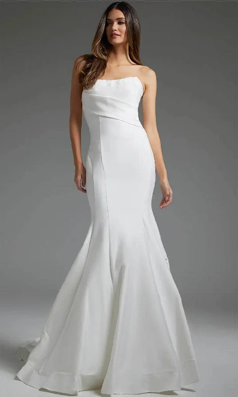 Wedding dress that is versatile after party--Jovani JB24282 - Draped Mermaid Bridal Gown Wedding dress that is versatile after party--Jovani JB24282 - Draped Mermaid Bridal Gown