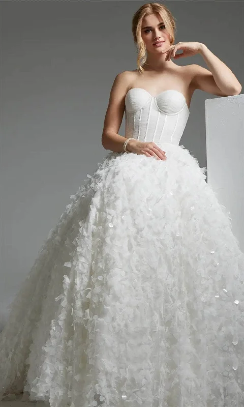 Dress for wedding casual vibe relaxed theme--Jovani JB26295 - Corset Paillette Bridal Gown Dress for wedding casual vibe relaxed theme--Jovani JB26295 - Corset Paillette Bridal Gown