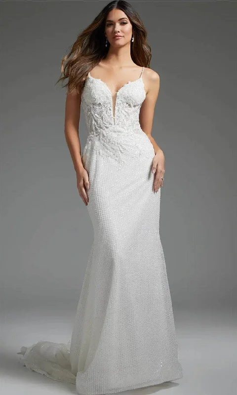 Wedding dress from small business love it--Jovani JB40639 - Spaghetti Strap Beaded Bridal Gown Wedding dress from small business love it--Jovani JB40639 - Spaghetti Strap Beaded Bridal Gown