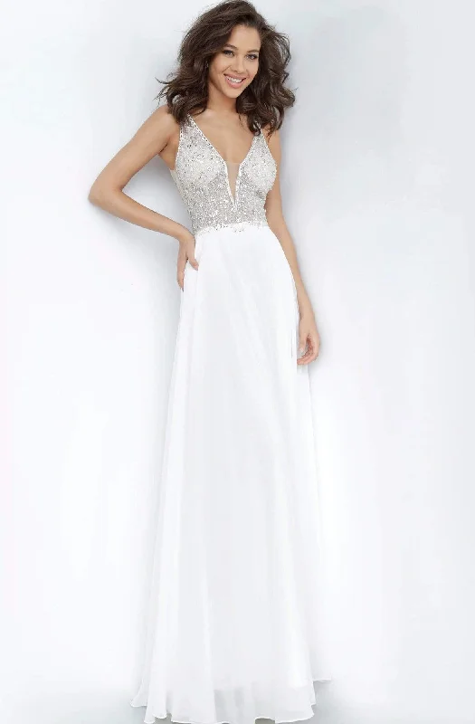 Wedding dress with fast shipping help--Jovani - JVN00944 Jeweled Bodice Chiffon Gown Wedding dress with fast shipping help--Jovani - JVN00944 Jeweled Bodice Chiffon Gown