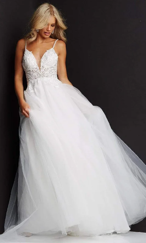 Dress for a courthouse wedding simple chic--JVN by Jovani JVN07595SC - Sleeveless Open Back Prom Gown Dress for a courthouse wedding simple chic--JVN by Jovani JVN07595SC - Sleeveless Open Back Prom Gown