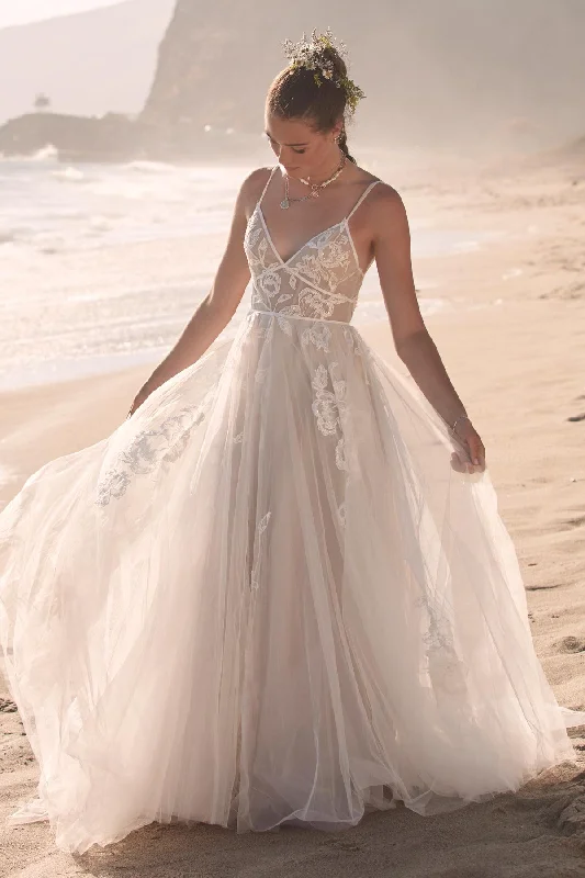 Wedding dress neon colors bold style hot--Kendrew | Willowby - Watters