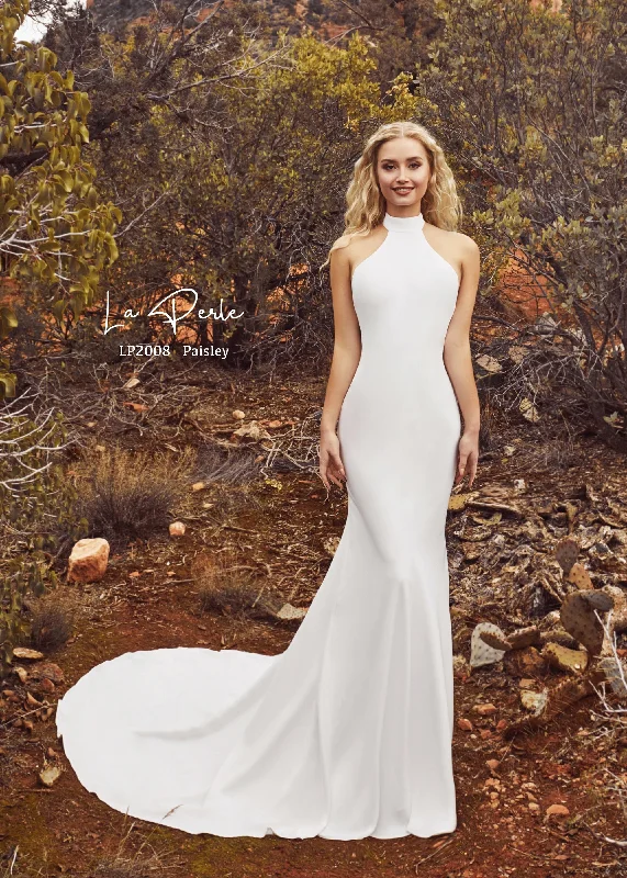 How to choose wedding dress silhouette help--La Perle by Calla Blanche - LP2008 Paisley Gown How to choose wedding dress silhouette help--La Perle by Calla Blanche - LP2008 Paisley Gown
