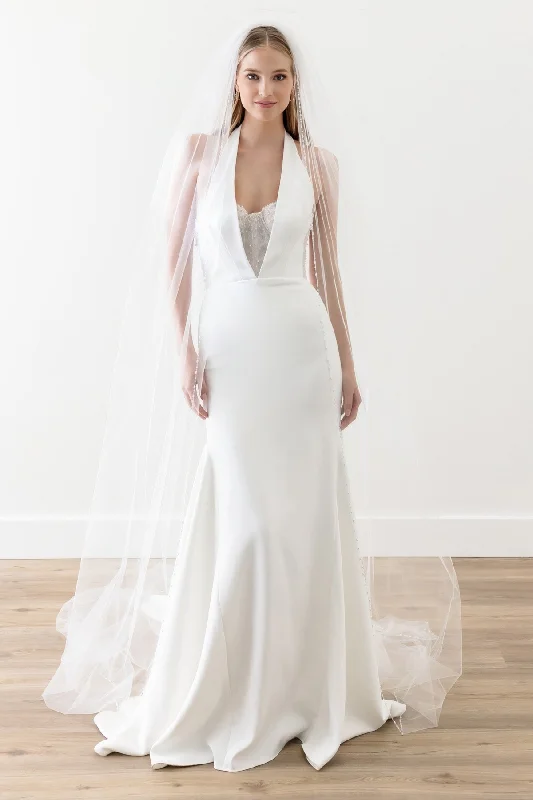 Dress for wedding elegant style timeless era--Lorenza | Watters