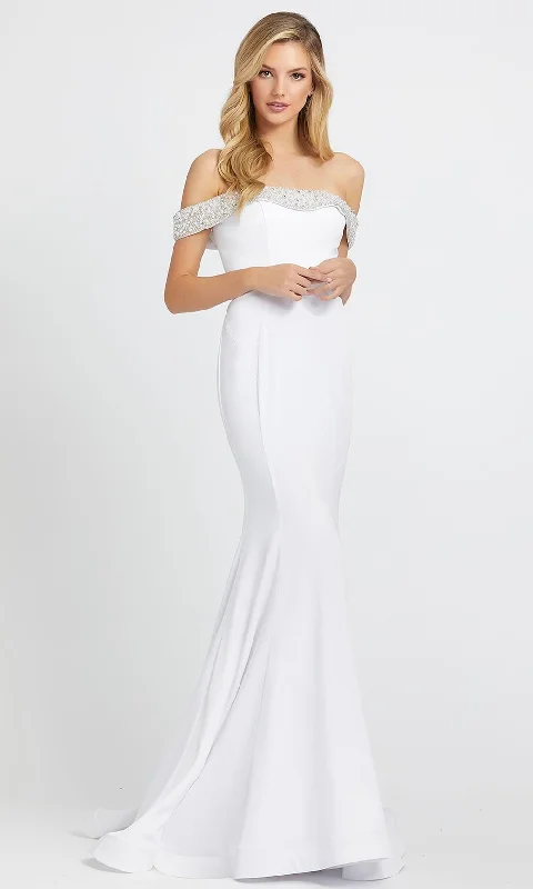Wedding dress with an open back daring style--Mac Duggal 67155DSC
