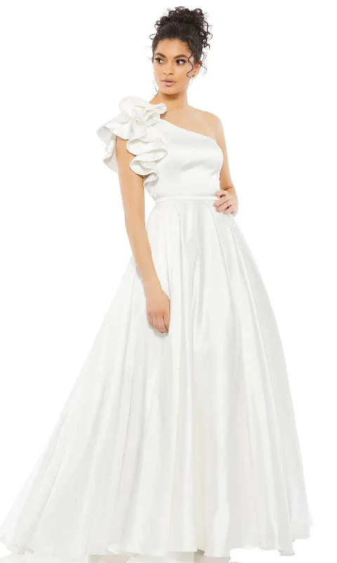 Dress for wedding current style trend vibe--Mac Duggal 67582 - Asymmetric Satin Ballgown Dress for wedding current style trend vibe--Mac Duggal 67582 - Asymmetric Satin Ballgown
