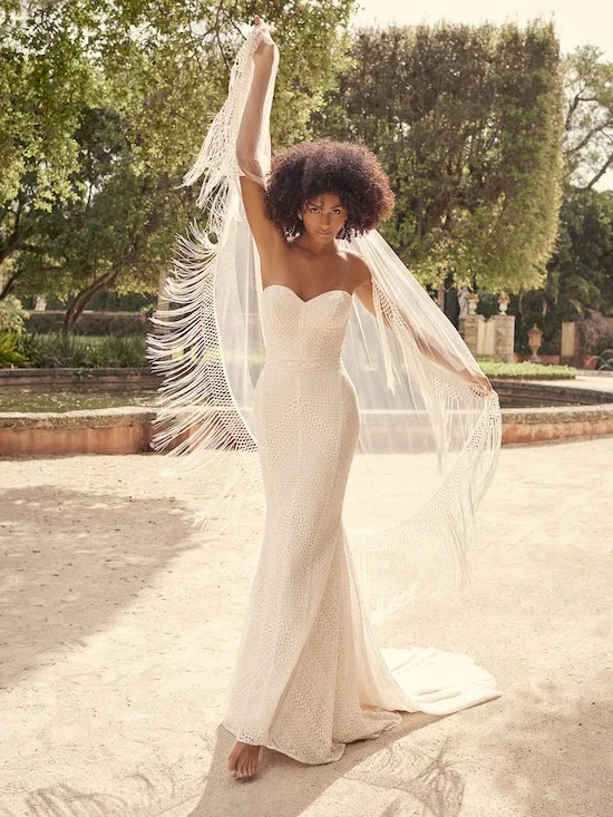 Wedding dress that is versatile after party--Maggie Sottero Dover Gown
