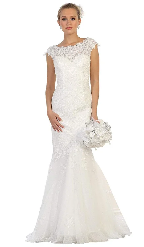 Dress for wedding holiday celebration glam--May Queen Bridal MQ1564