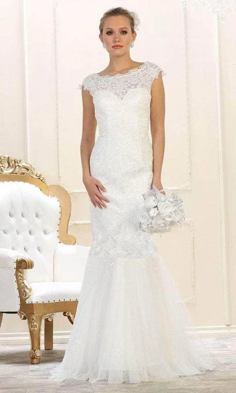 Wedding dress rooftop party look unique--May Queen Bridal MQ1564B