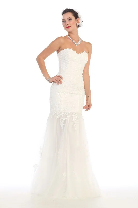 Wedding dress that's show-stopping now wow--May Queen Bridal RQ7220