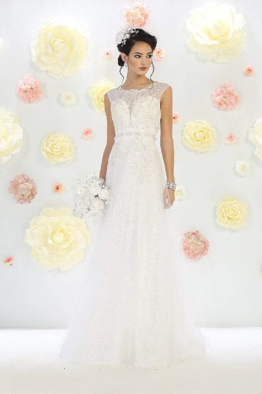 Dress for wedding celebrity style red carpet--May Queen Bridal RQ7461