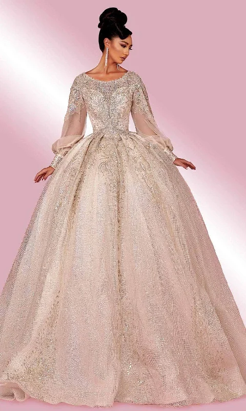Wedding dress polka dots fun style look wow--MNM COUTURE W2122 Bridal Dress