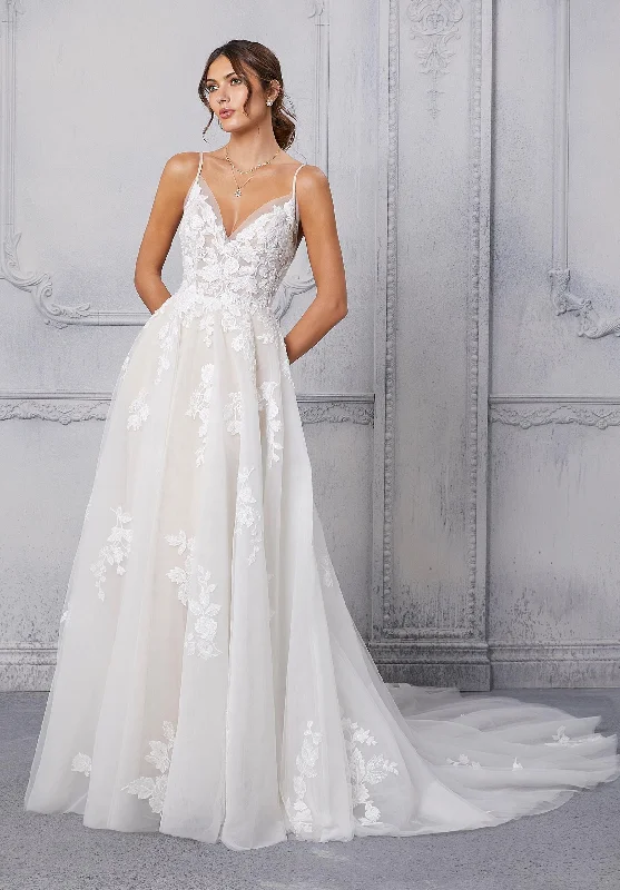 Wedding dress hourglass figure ideal fit--Morilee - Carita 5925 Gown