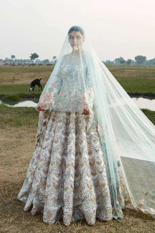 Wedding dress enhances confidence more--Premium Pakistani Bridal Walima Maxi Dress