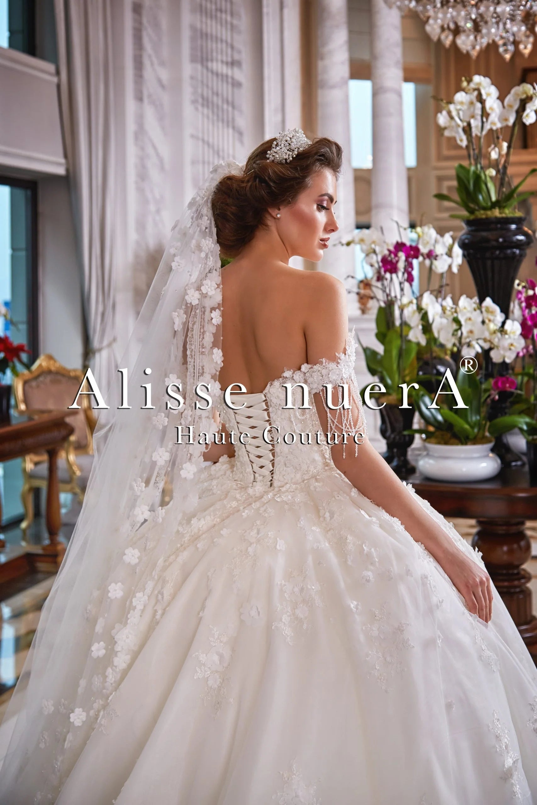 Wedding dress beach party themes best--Off White Garden Wedding Dress with Fringe Beaded Sleeve and Short Floral Bridal Veil Wedding dress beach party themes best--Off White Garden Wedding Dress with Fringe Beaded Sleeve and Short Floral Bridal Veil
