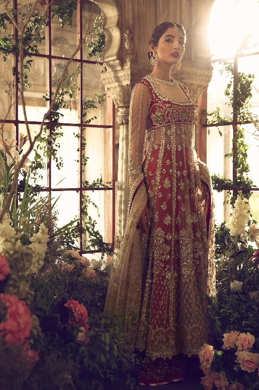 Wedding dress hourglass figure ideal fit--Pakistani Wedding Dress Red Pishwas Style Wedding dress hourglass figure ideal fit--Pakistani Wedding Dress Red Pishwas Style