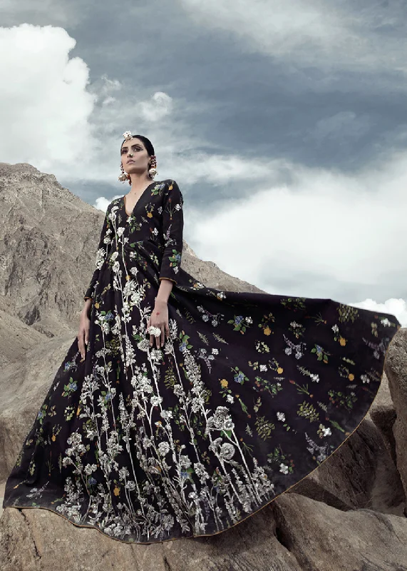 Dress for wedding memorable festivity joy--Pakistani Black Gown Wedding Dress