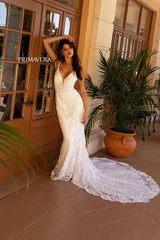 Wedding dress charitable aspect benefit help--Primavera Bridal 11112 - Embroidered Sleeveless Bridal Dress Wedding dress charitable aspect benefit help--Primavera Bridal 11112 - Embroidered Sleeveless Bridal Dress