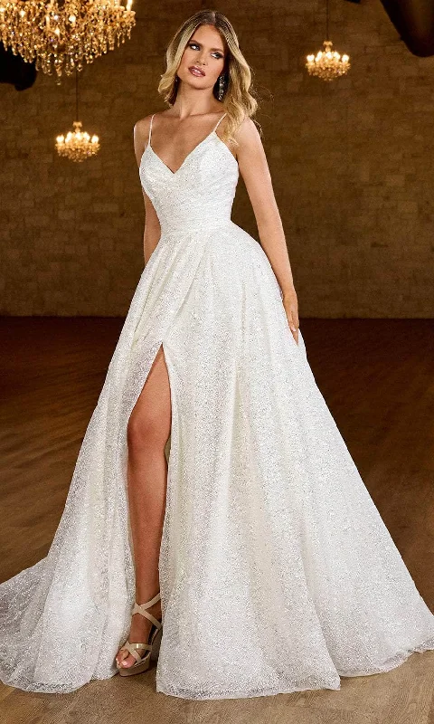 Wedding dress corporate events classy fab--Rachel Allan Bridal RB3200 - Spaghetti Strap A-Line Bridal Gown Wedding dress corporate events classy fab--Rachel Allan Bridal RB3200 - Spaghetti Strap A-Line Bridal Gown