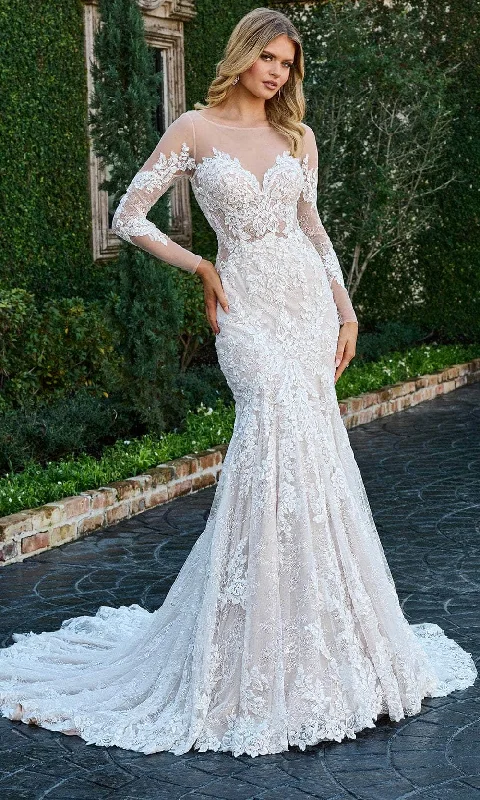 Wedding dress for a birthday bash now fun--Rachel Allan Bridal RB3203 - Embroidered Mermaid Bridal Gown Wedding dress for a birthday bash now fun--Rachel Allan Bridal RB3203 - Embroidered Mermaid Bridal Gown