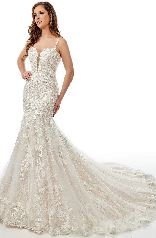 Wedding dress that hides belly fat styles tips--Rachel Allan M757 - Lace Applique Mermaid Bridal Dress Wedding dress that hides belly fat styles tips--Rachel Allan M757 - Lace Applique Mermaid Bridal Dress