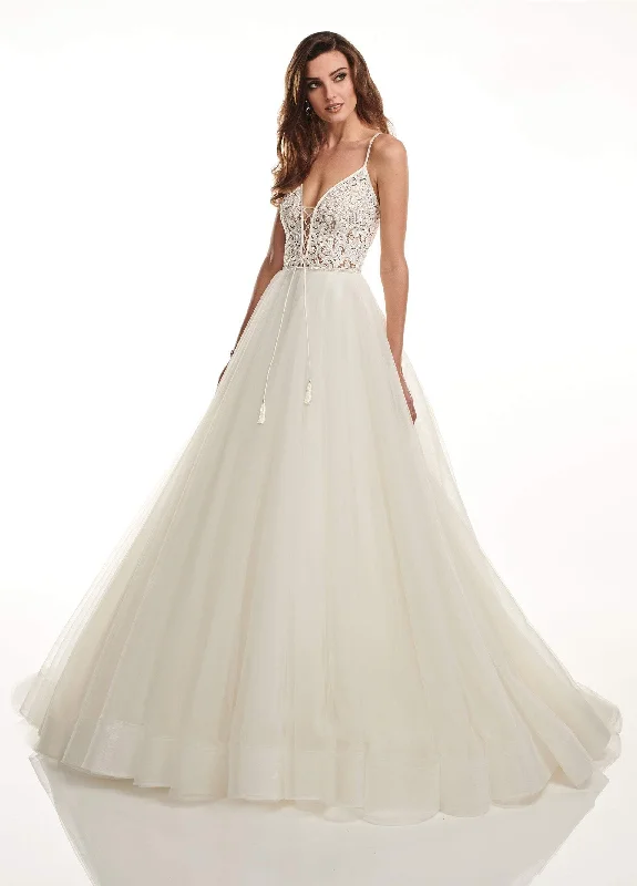 Wedding dress beach party themes best--Rachel Allan M720