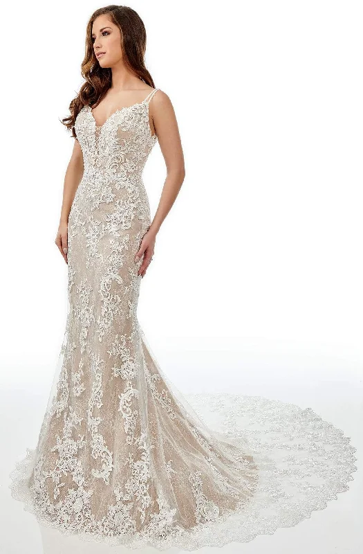 Wedding dress: best colors skin tone--Rachel Allan M755