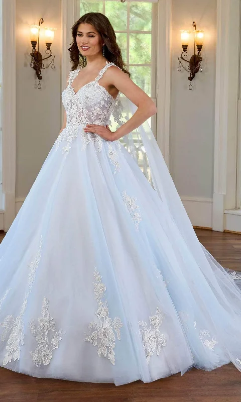 Wedding dress that is attention-grabbing now--Rachel Allan RB4182 - Floral Lace Bridal Ballgown Wedding dress that is attention-grabbing now--Rachel Allan RB4182 - Floral Lace Bridal Ballgown