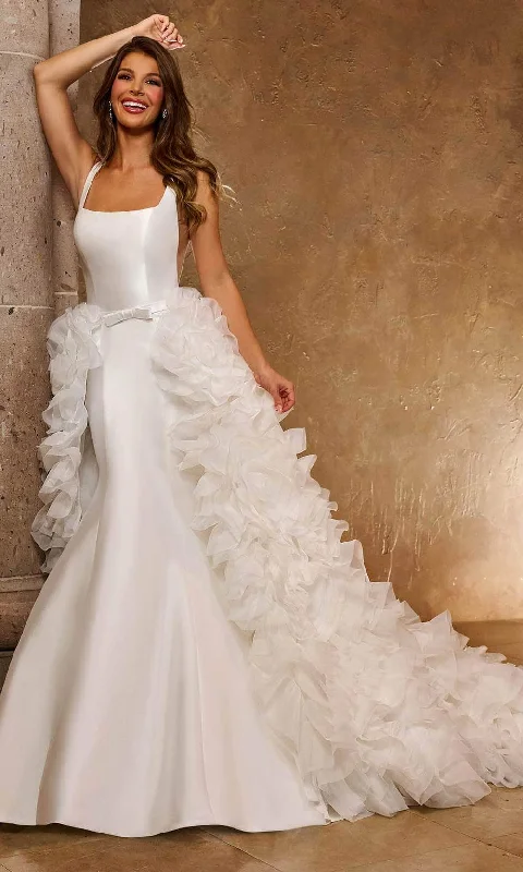 Wedding dress that is picture-perfect great--Rachel Allan RB5035 - Seamed Mermaid Bridal Gown Wedding dress that is picture-perfect great--Rachel Allan RB5035 - Seamed Mermaid Bridal Gown